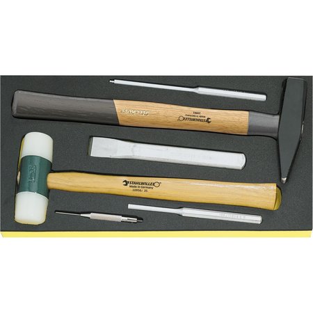 STAHLWILLE TOOLS Hammer, chisels etc. i.TCS inlay No.TCS102-109/10956/10960/6 1/3-tray6-pcs. 96838181